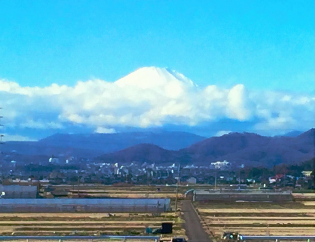 冬空の富士山